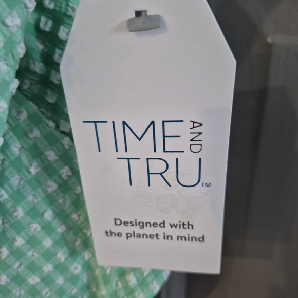 Green Gingham One-Piece Swimsuit - Picture 4 of 7